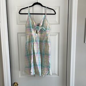 Old Navy Pastel Plaid Dress